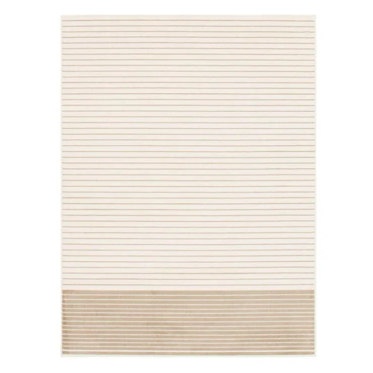 Indoor Rug - 5 x 7 White/Tan Online