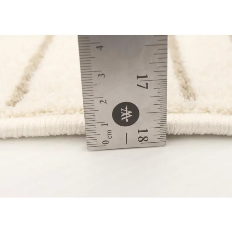 Indoor Rug - 5 x 7 White/Tan Online