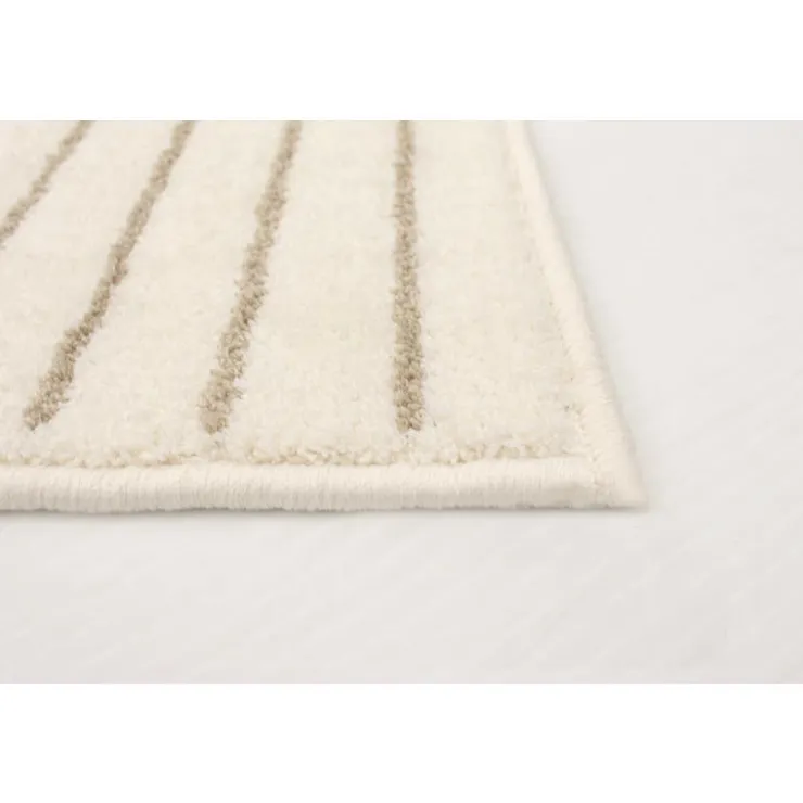Indoor Rug - 5 x 7 White/Tan Online