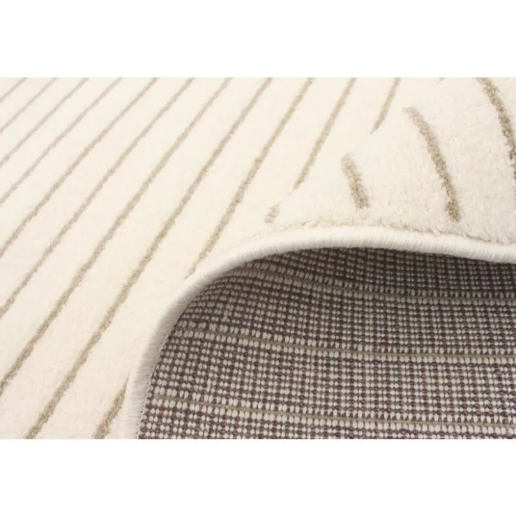 Indoor Rug - 5 x 7 White/Tan Online