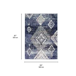 Indoor Rug - 5 x 7 Blue New