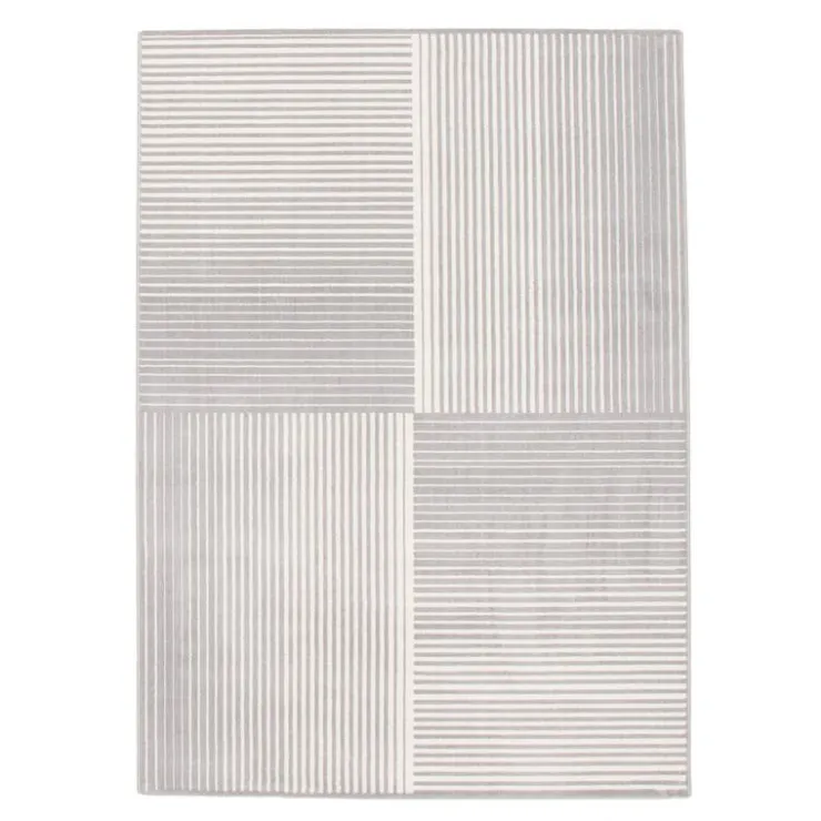 Indoor Rug - 5 x 7 White/Grey Discount