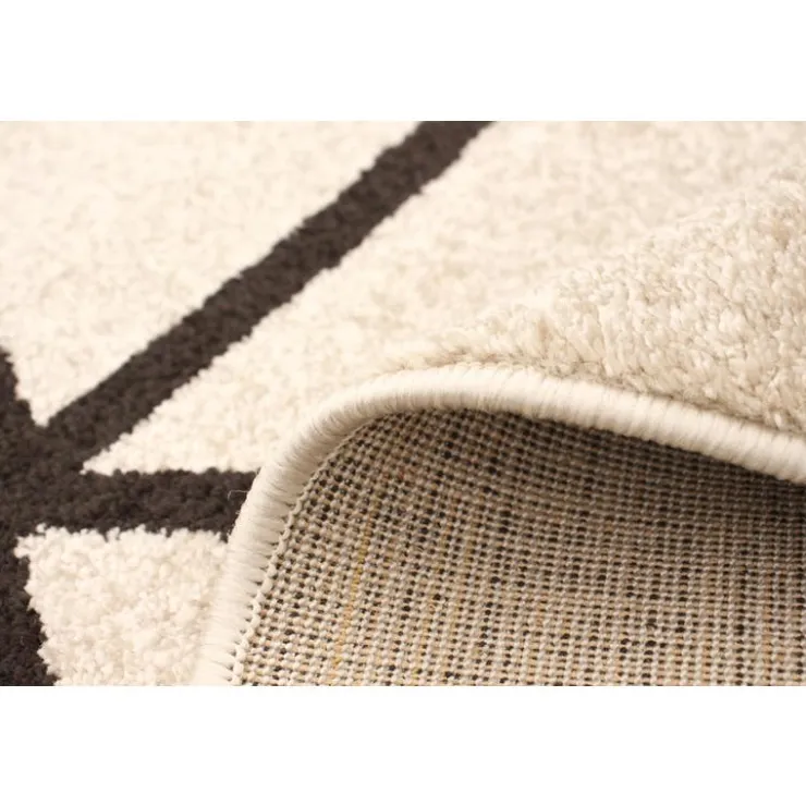 Indoor Rug - 4 x 6 Ivory/Brown New