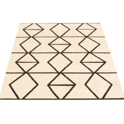Indoor Rug - 4 x 6 Ivory/Brown New