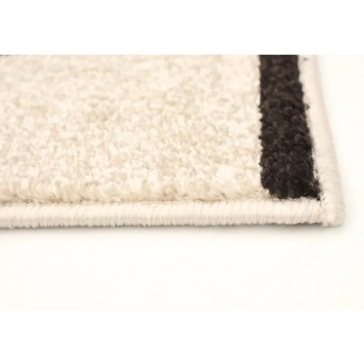 Indoor Rug - 4 x 6 Ivory/Brown New