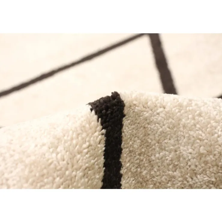 Indoor Rug - 4 x 6 Ivory/Brown New