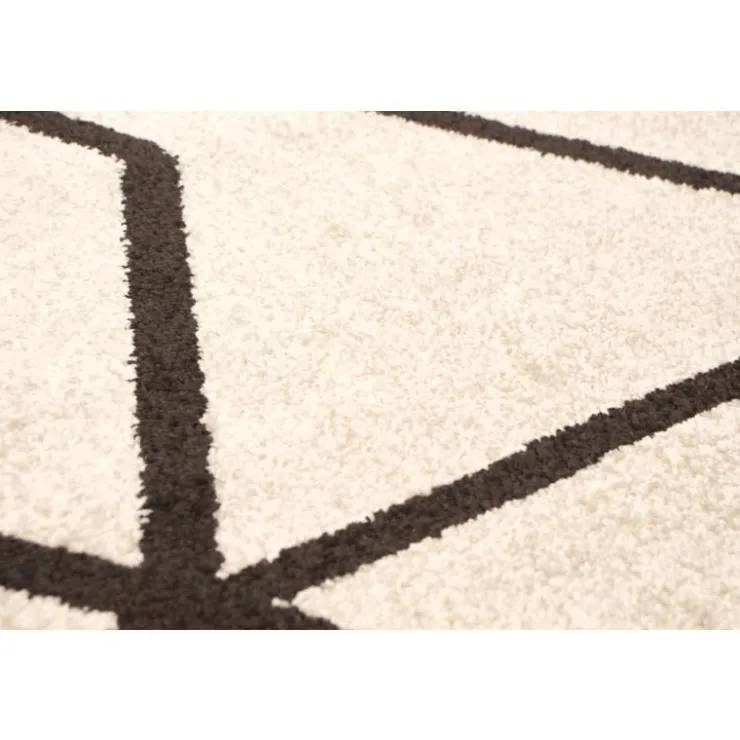Indoor Rug - 4 x 6 Ivory/Brown New