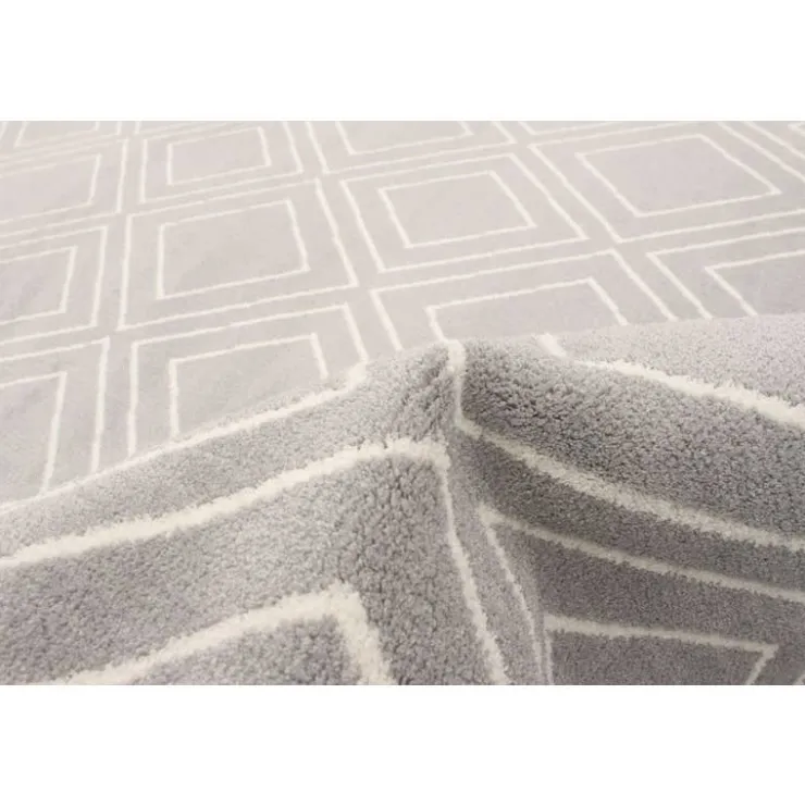 Indoor Rug - 7 x 10 Grey/White Outlet