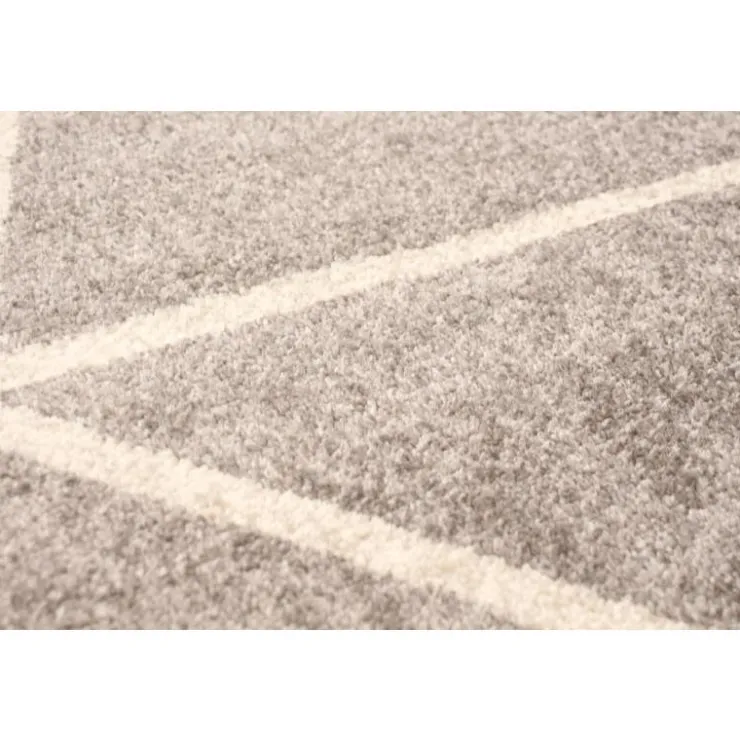 Indoor Rug - 5 x 7 Grey/Ivory New