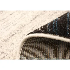 Indoor Rug - 4 x 6 Ivory/Blue New