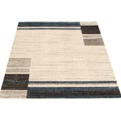 Indoor Rug - 4 x 6 Ivory/Blue New