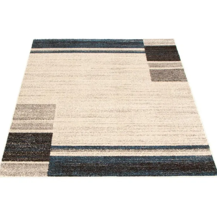 Indoor Rug - 4 x 6 Ivory/Blue New