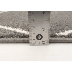 Indoor Rug - 8 x 10 Dark Grey/White Online