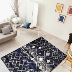 Indoor Rug - 8 x 10 Navy Outlet