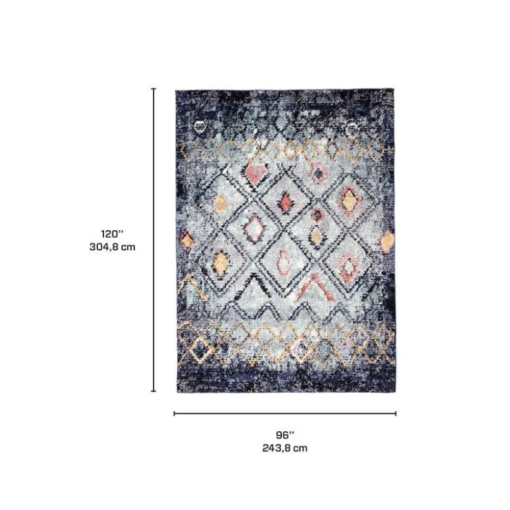 Indoor Rug - 8 x 10 Blue Clearance