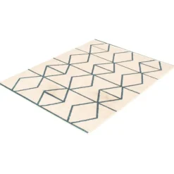 Indoor Rug - 8 x 10 Ivory/Blue Online