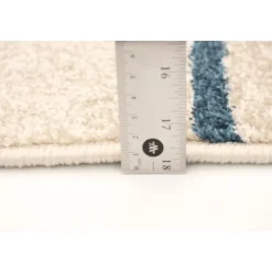 Indoor Rug - 8 x 10 Ivory/Blue Online