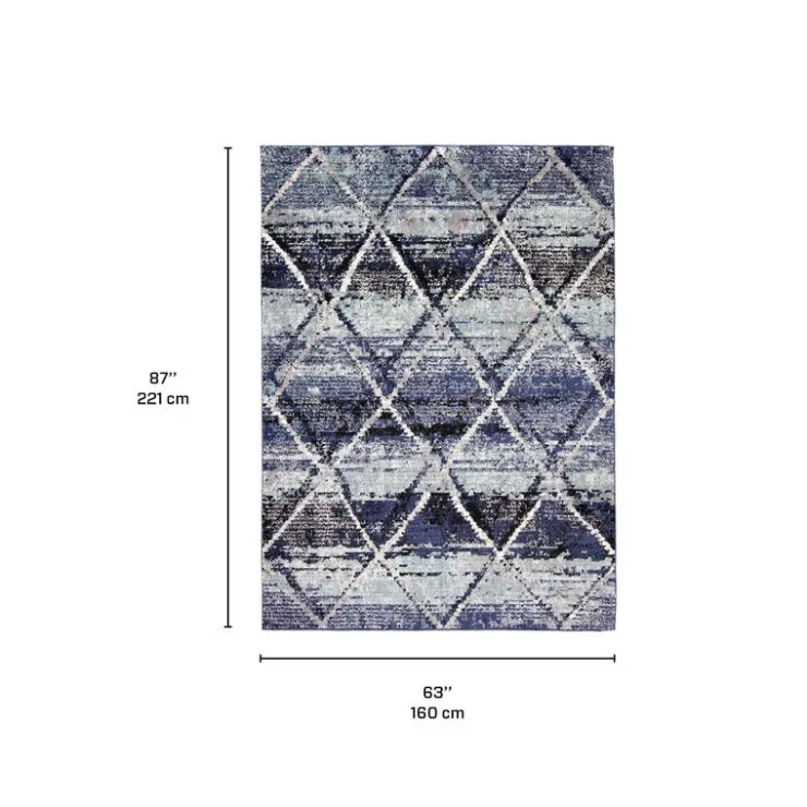 Indoor Rug - 5 x 7 Blue Clearance