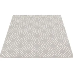 Indoor Rug - 8 x 10 Grey/White Sale