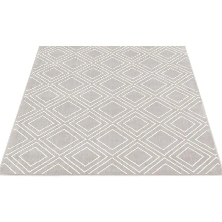 Indoor Rug - 8 x 10 Grey/White Sale