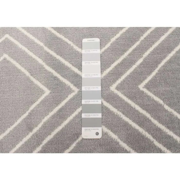 Indoor Rug - 8 x 10 Grey/White Sale