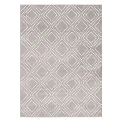 Indoor Rug - 8 x 10 Grey/White Sale