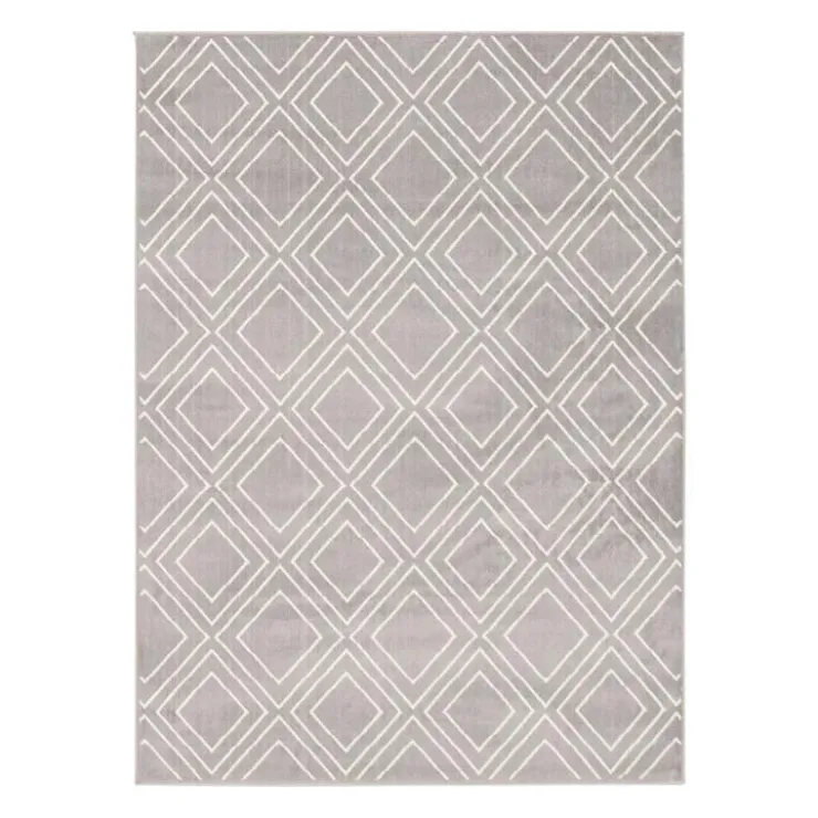 Indoor Rug - 8 x 10 Grey/White Sale