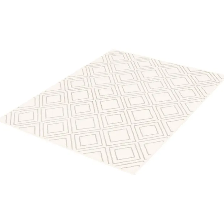 Indoor Rug - 8 x 10 White/Grey Clearance