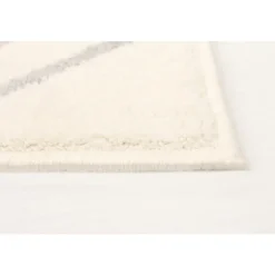 Indoor Rug - 8 x 10 White/Grey Clearance