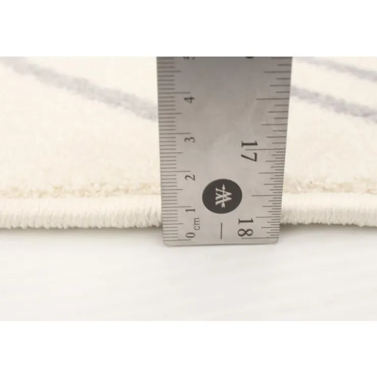 Indoor Rug - 8 x 10 White/Grey Clearance