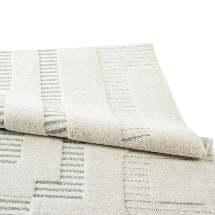 Indoor Rug - 5 x 8 Beige / Grey Online