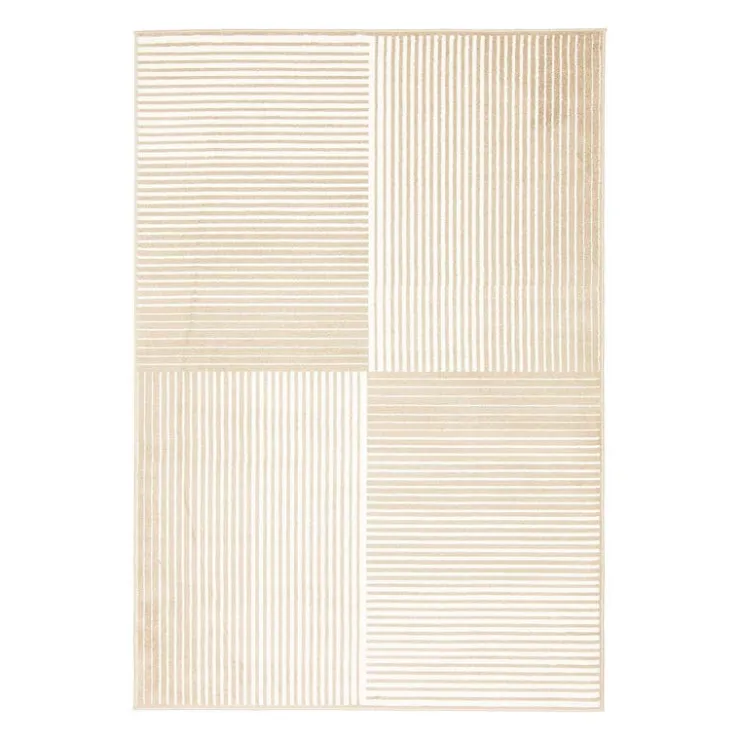 Indoor Rug - 5 x 7 Beige/White New