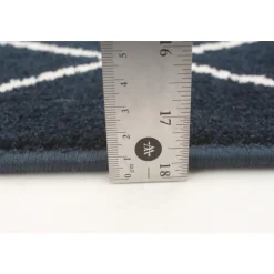 Indoor Rug - 8 x 10 Navy/White Clearance