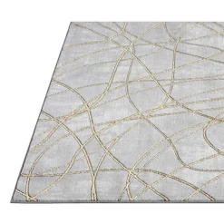Indoor Rug - 8 x 10 Grey / Gold Online
