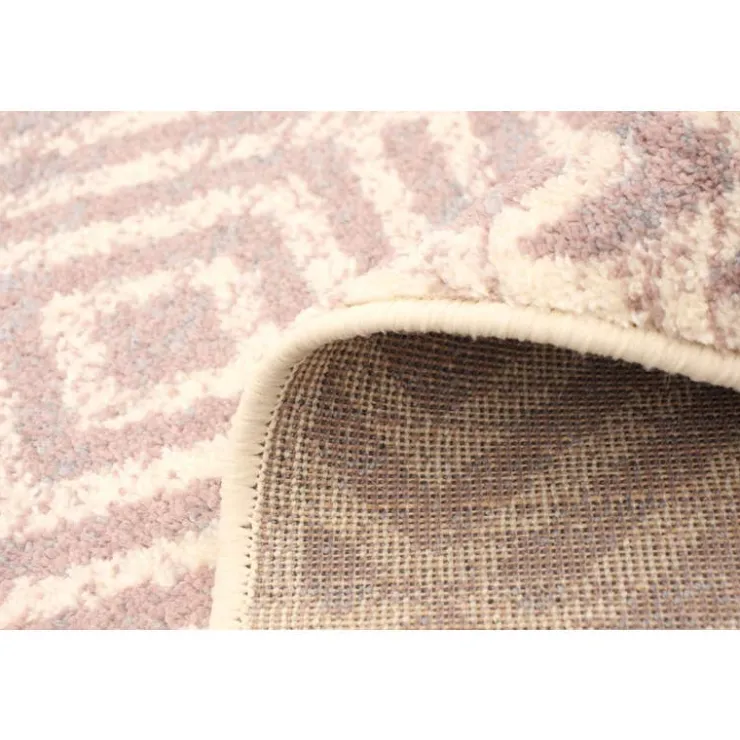Indoor Rug - 5 x 7 Cream/Pink Clearance