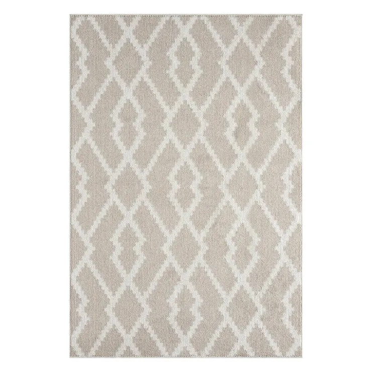 Indoor Rug - 6 x 9 White/Beige New