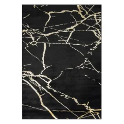 Indoor Rug - 9 x 12 Black / Gold