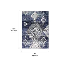 Indoor Rug - 8 x 10 Blue Discount