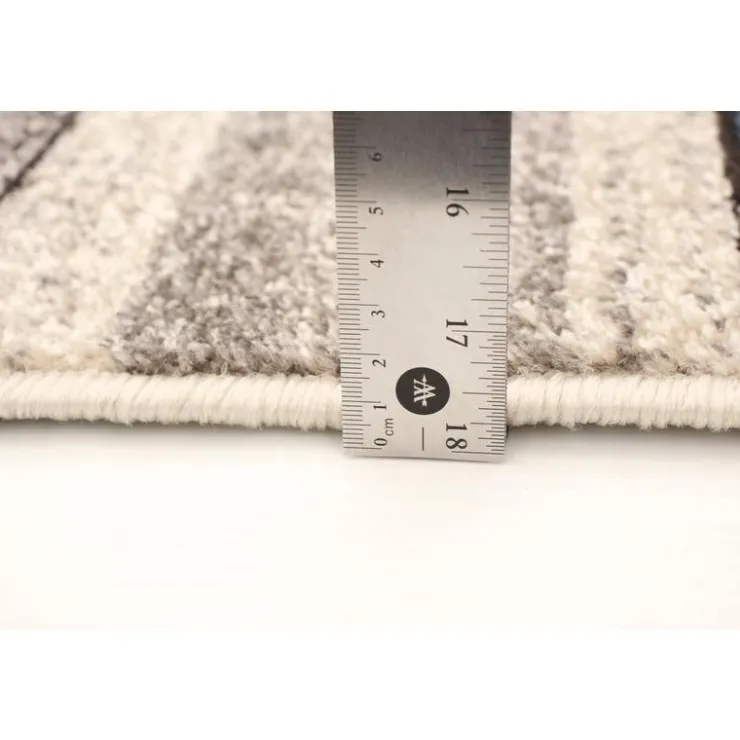 Indoor Rug - 5 x 7 Ivory/Blue Hot