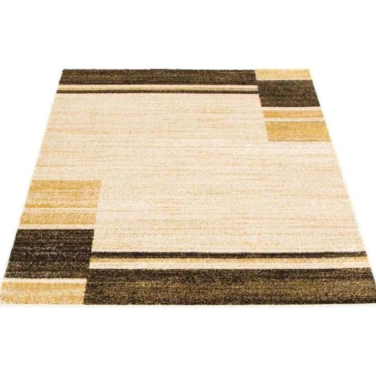 Indoor Rug - 5 x 7 Ivory/Brown New