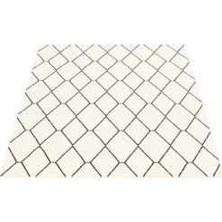 Indoor Rug - 8 x 10 White/Navy Online