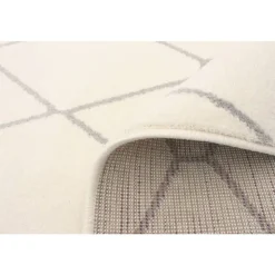 Indoor Rug - 7 x 10 White/Grey