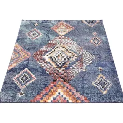 Indoor Rug - 7 x 10 Blue/Multi New