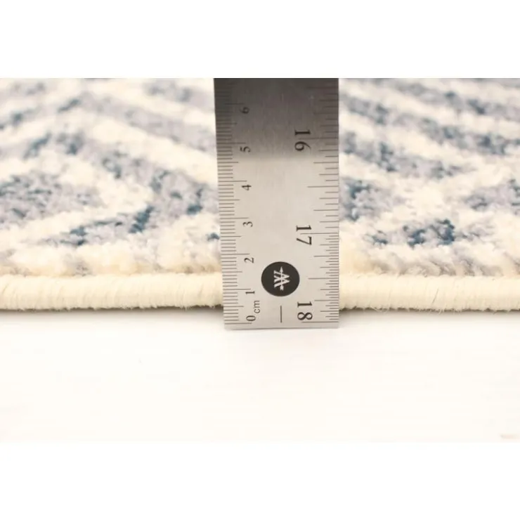 Indoor Rug - 4 x 6 Silver/Petrol Clearance