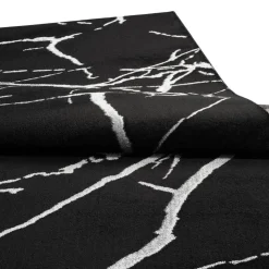 Indoor Rug - 4 x 6 Black / Silver Hot