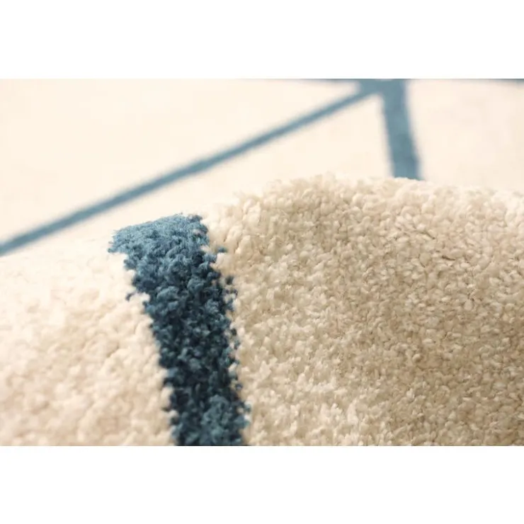Indoor Rug - 4 x 6 Ivory/Blue Online