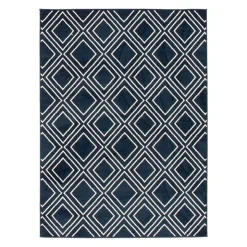 Indoor Rug - 7 x 10 Navy/White Online