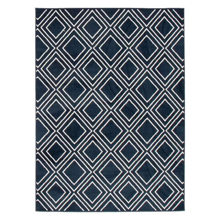 Indoor Rug - 7 x 10 Navy/White Online