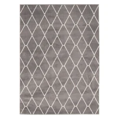 Indoor Rug - 7 x 10 Dark Grey/White Discount