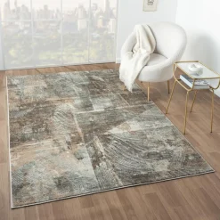 Indoor Rug - 5 x 8 Beige / Grey / Brown Discount